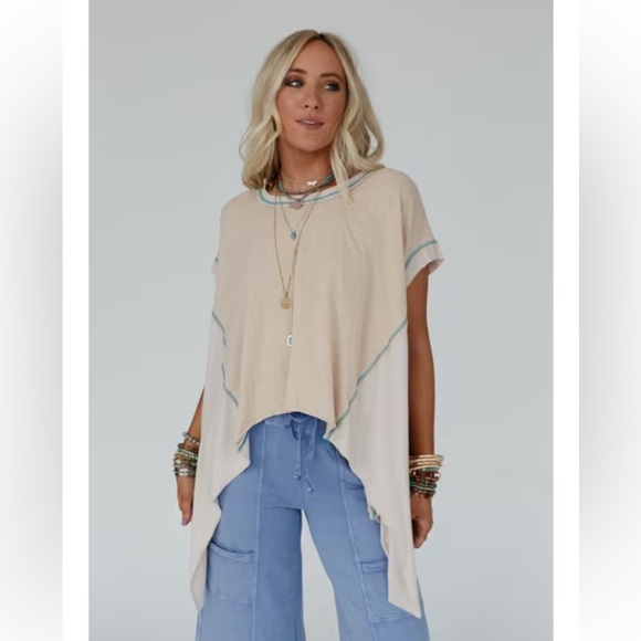 Three Bird Nest Tops - Three Bird Nest Modern Ease High Low Top